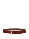 Orciani Leather Belt In Brown