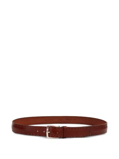 Orciani Leather Belt In Brown