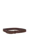 Orciani Leather Belt In Brown