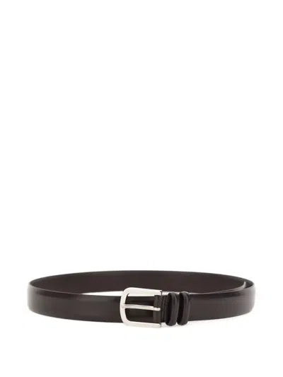 Orciani Leather Belt In Brown