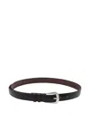 Orciani Leather Belt In Black
