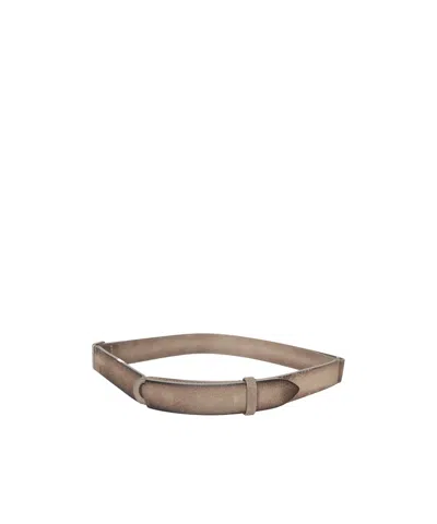 Orciani Leather Belt In Brown