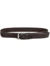 Orciani Leather Belt In Brown