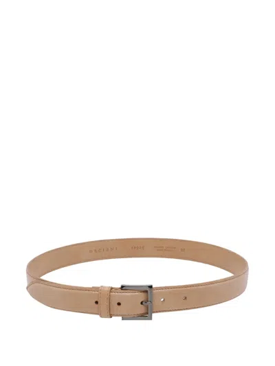 Orciani Leather Belt In Brown