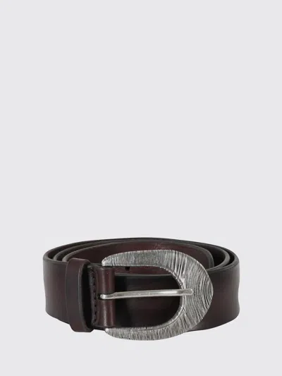 Orciani Leather Belt In Pink