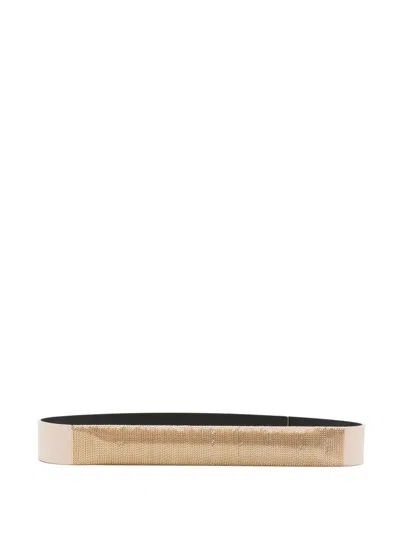 Orciani Leather Chain Belt