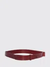 Orciani Leather Nobuckle Belt In Brown
