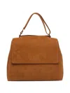 Orciani Versatile Handbag Removable Strap In Brown