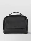 Orciani Medium Textured Leather Shoulder Bag