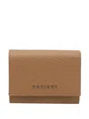 Orciani Leather Wallet In Brown