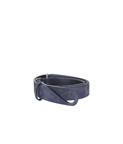 Orciani Letter Logo Belt In Blue