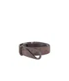 Orciani Letter Logo Belt In Brown