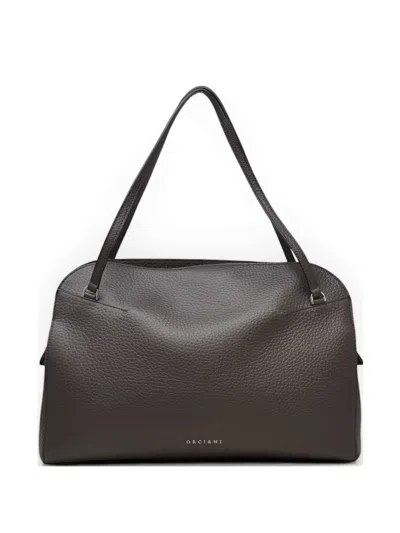Orciani Lido Tote Bag In Brown