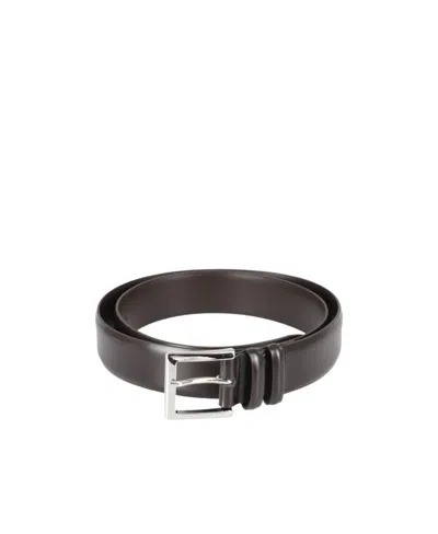 Orciani Logo Belt In Black