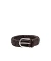 Orciani Logo Belt In Black