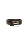 Orciani Logo Belt In Black