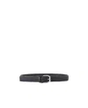 Orciani Woven Buckle Belt In Black