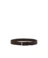 Orciani Logo Belt In Black