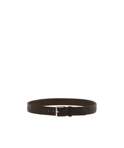 Orciani Logo Belt In Black