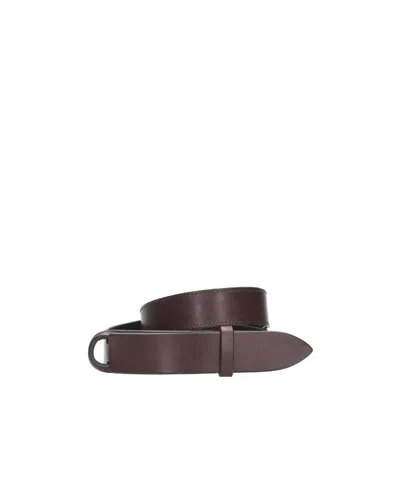 Orciani Logo Belt In Black