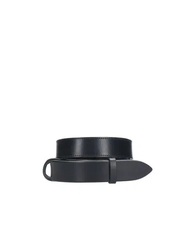 Orciani Logo Belt In Black
