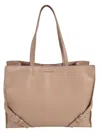 ORCIANI LOGO DETAIL TOP LOCK TOTE