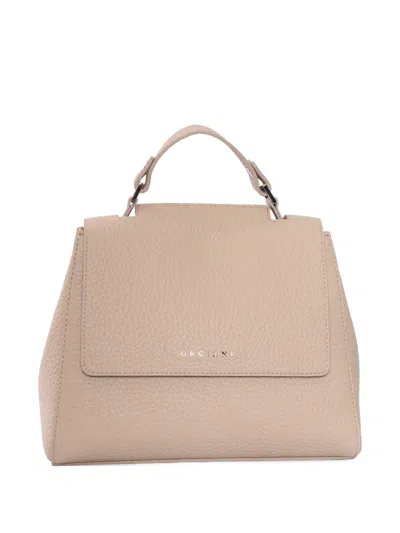Orciani Logo-detail Tote Bag In Neutral