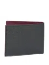 Orciani Logo-engraved Leather Wallet In Gray