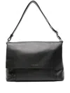 Orciani Logo-lettering Messenger Bag In Black