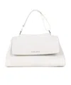 Orciani Logo Logo Shoulder Bag In White