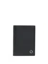 Orciani Logo-plaque Cardholder In Schwarz