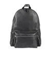 Shop Orciani Logo-plaque Leather Backpack In Black