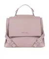 Orciani Logo Rectangular Shoulder Bag In Nude