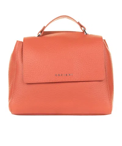 ORCIANI ORCIANI SVEVA LOGO LETTERING SMALL HANDBAG