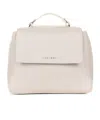 Orciani Sveva Soft Small Ivory Bag With Shoulder Strap In White