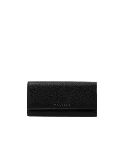 Orciani Logo Wallet In Black
