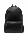 Orciani Logo Zipped Backpack In Schwarz