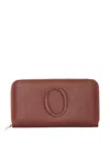 Orciani Logo-patch Zip-around Wallet In Brown