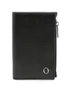 Orciani Logo-plaque Bifold Wallet In Black