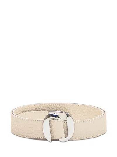 Orciani Long Soft Tip Belt In White