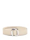 Orciani Long Soft Tip Belt In White