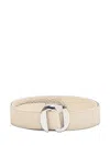 Orciani Long Soft Tip Belt In White