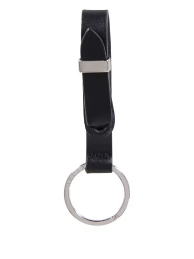 ORCIANI LOOP LEATHER KEYRING