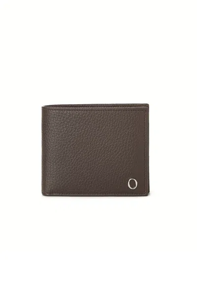 Orciani Luxurious Leather Wallet For Men In Brown