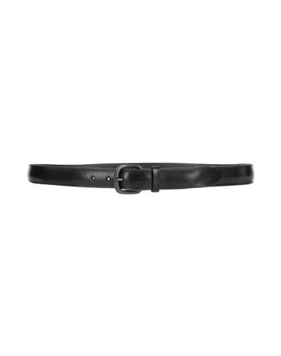 Orciani Man Belt Black Size 39.5 Leather