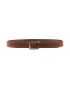 Orciani Burnt Suede Amalfi Belt In Brown