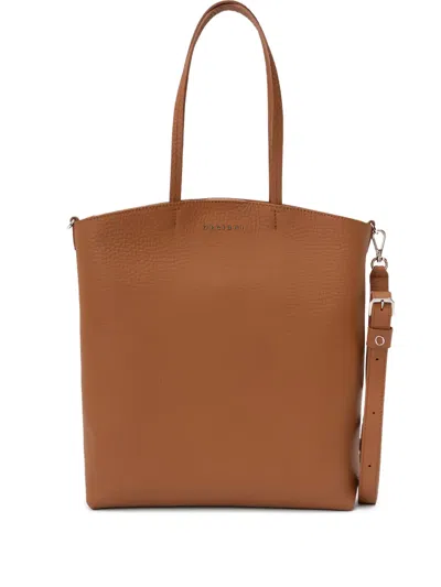 Orciani Medium Ladylike Tote Bag In Braun