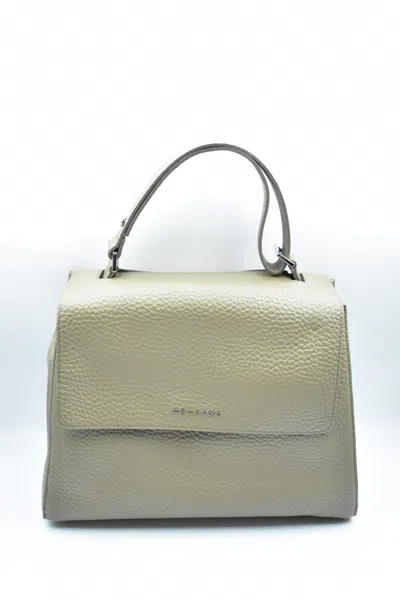 Orciani Medium Soft Handbag In Green
