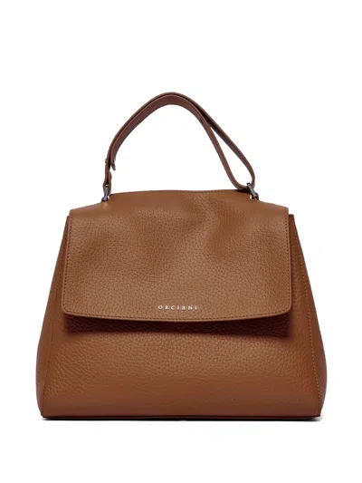 Orciani Medium Svesa Soft Bag In Brown
