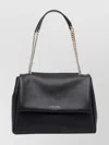 Orciani Medium Sveva Sense Shoulder Bag With Chain In Black